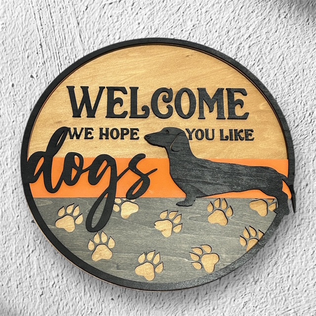 (image for) Welcome Dogs Sign